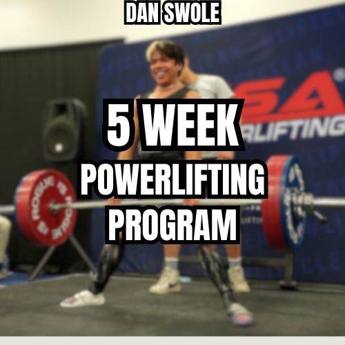 5 Week Powerlifting Program